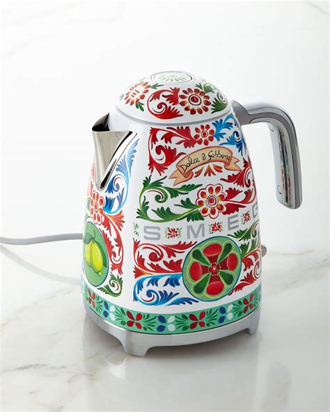 smeg tea kettle dolce gabbana|dolce and gabbana toaster kettle.